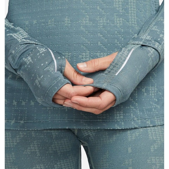 NWT$100 Nike Dri-FIT ADV Women's Long-Sleeve Running Light Hoodie DD6791-357 L - Picture 5 of 9